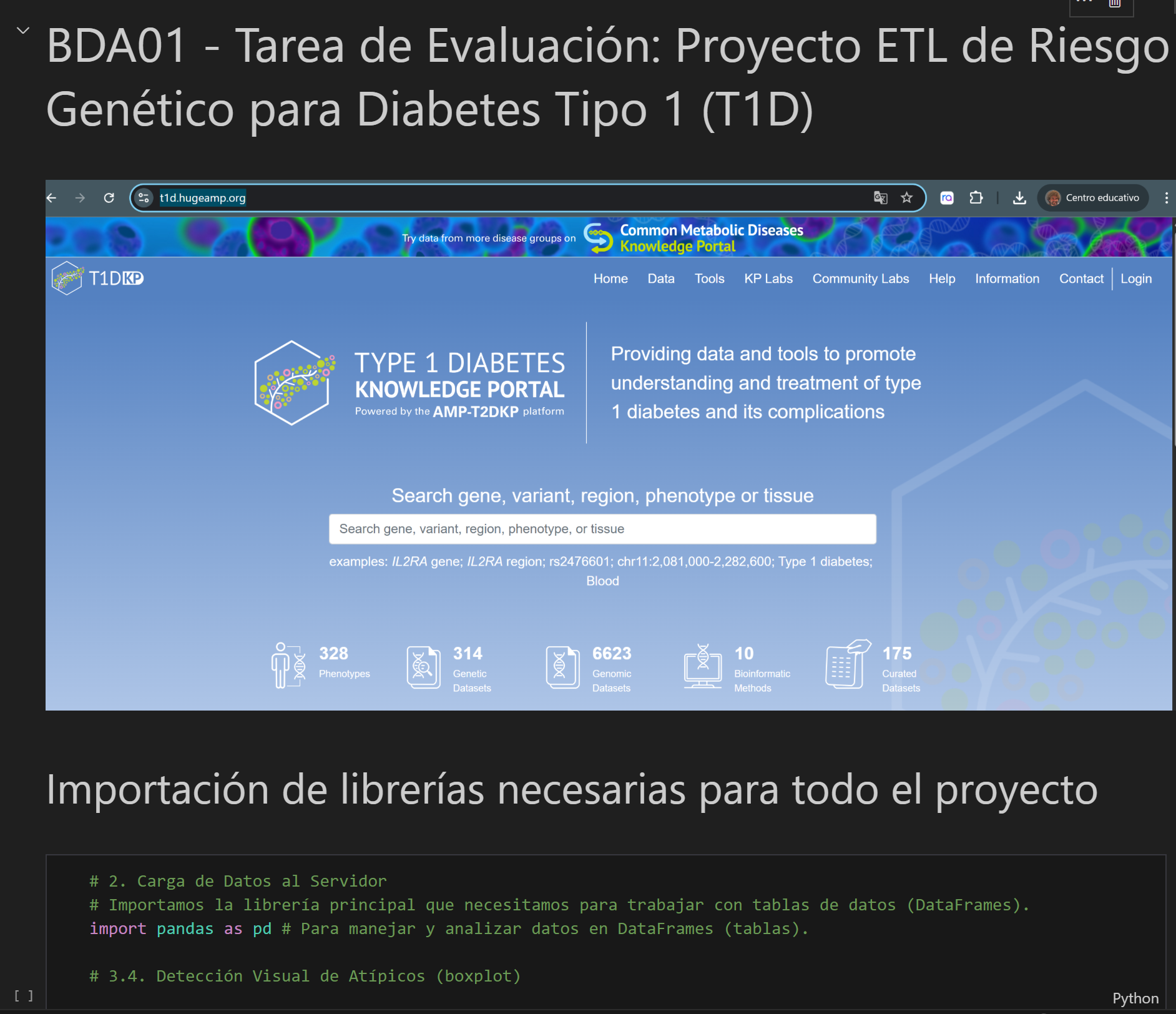Captura del proyecto Big Data Hadoop & Spark Labs